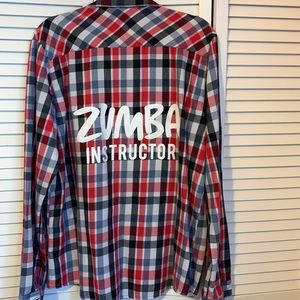 Zumba Flannel Size L